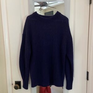 Alpaca blue sweater